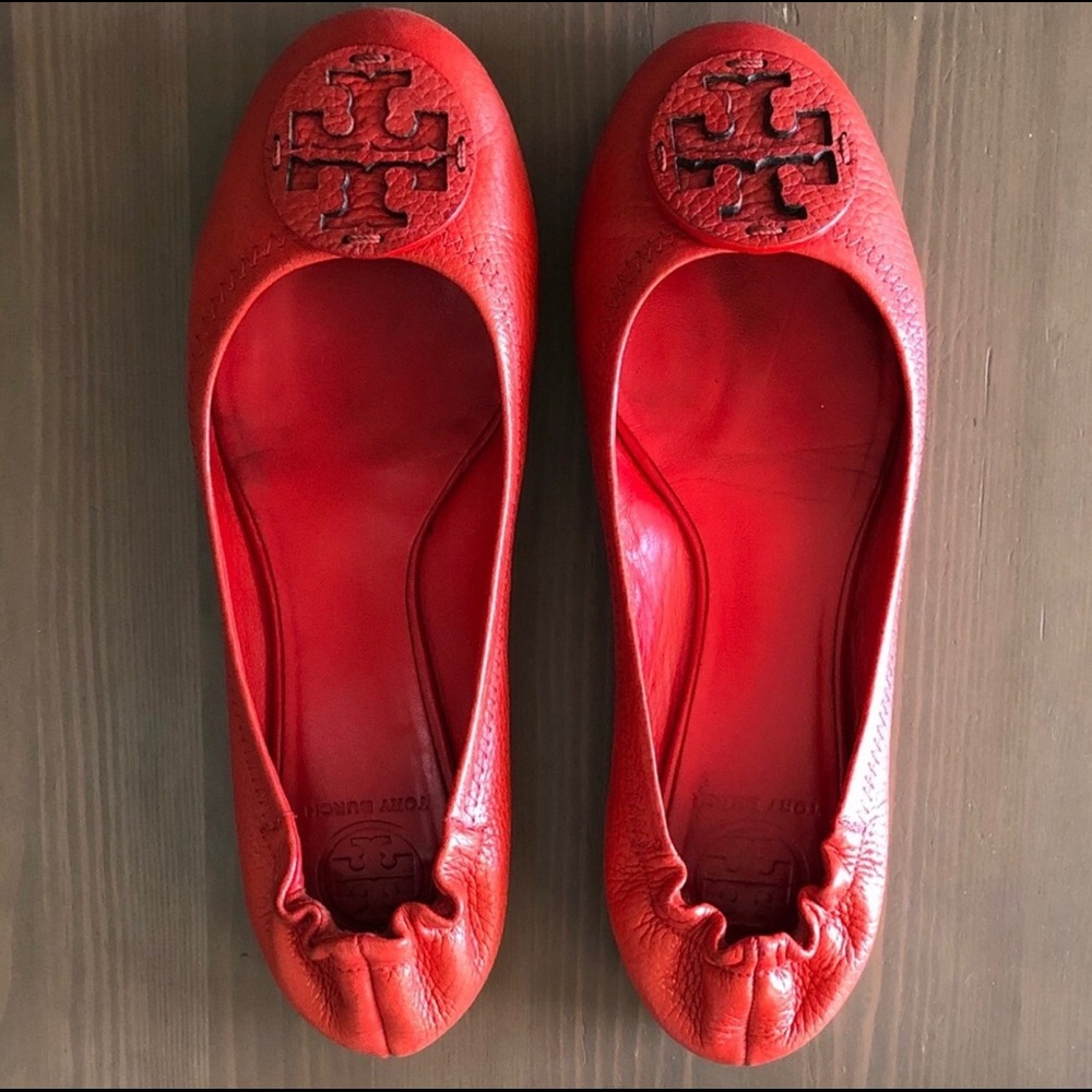 Tory burch reva flats mint condition